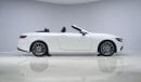 Mercedes-Benz E 450 AMG Line Cabriolet - 2 Years Warranty - Approved Prepared Vehicle