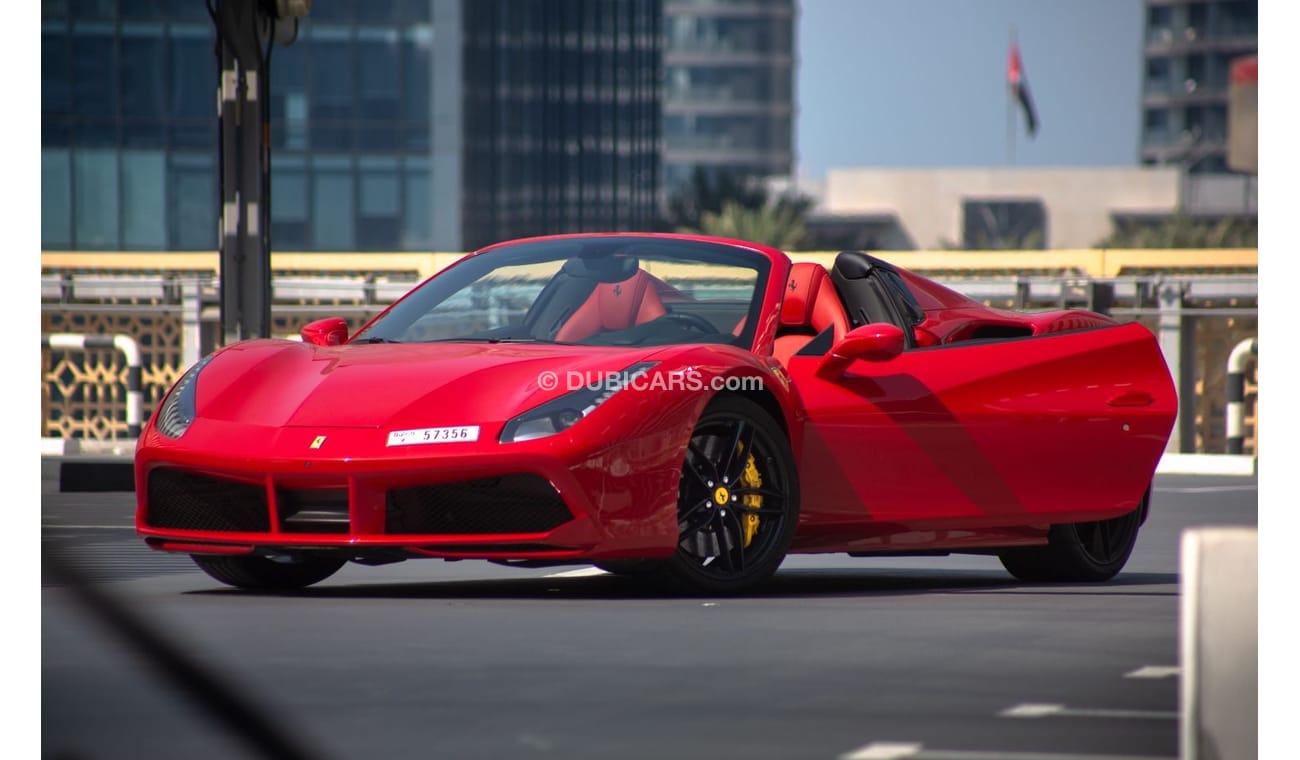 فيراري 488 Ferrari 488 Red 670hp 3.9L V8 Turbo.