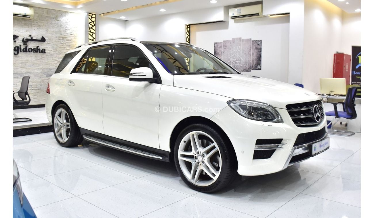 مرسيدس بنز ML 500 EXCELLENT DEAL for our Mercedes Benz ML500 4Matic ( 2013 Model ) in White Color GCC Specs