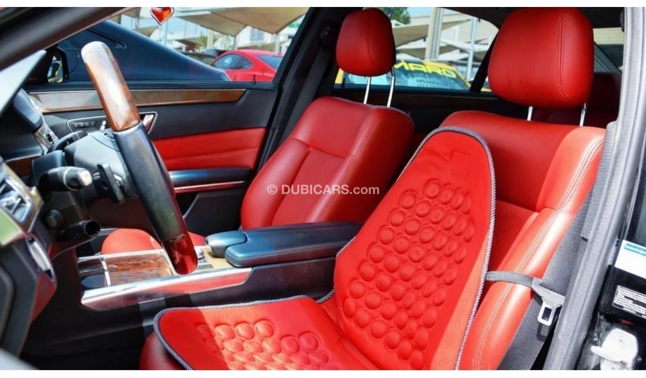 مرسيدس بنز E 350 MERCEDES E350 / Inside Red Full Option * Full Kit E63 AMG* Excellent Condition