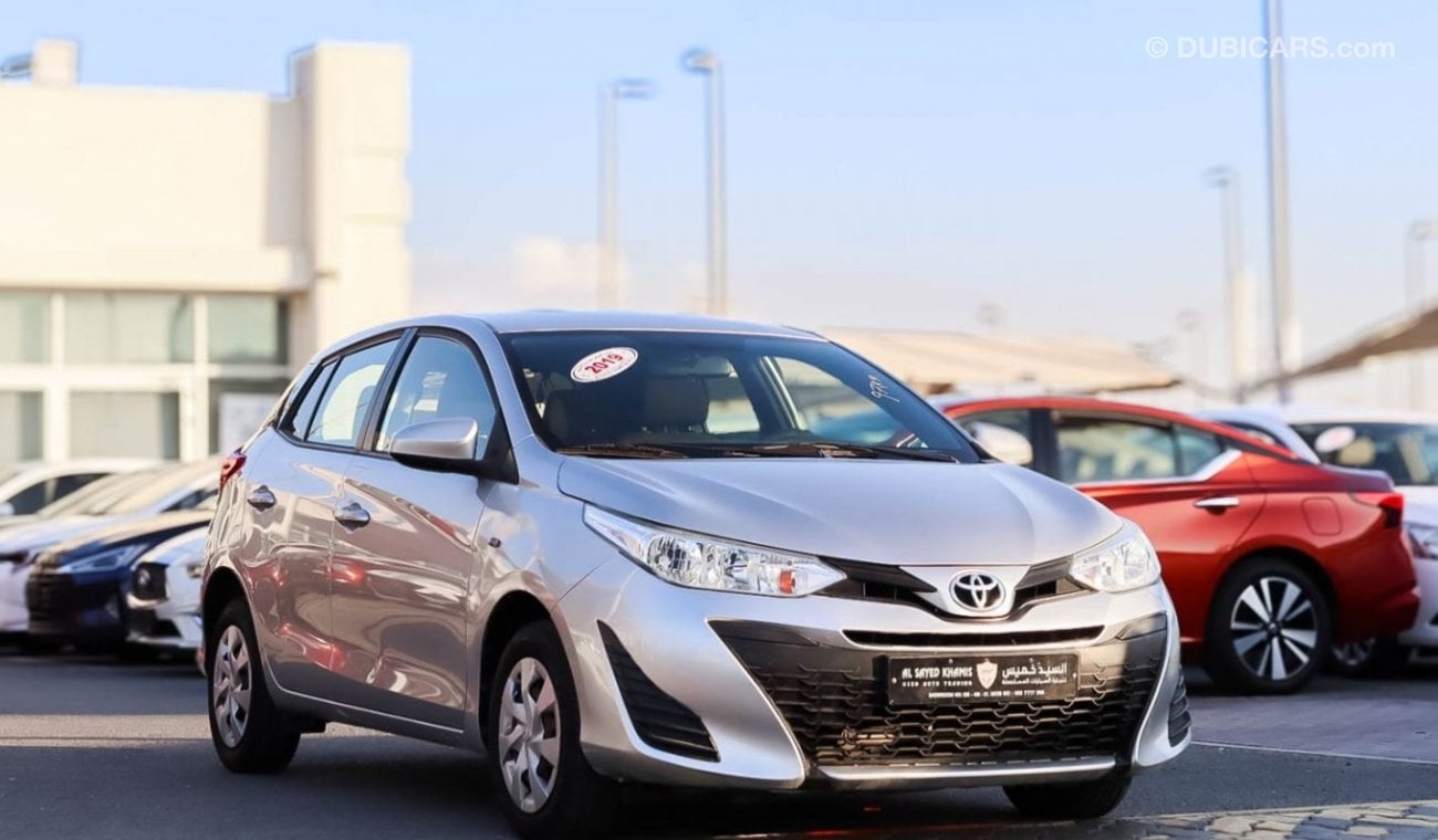 Toyota Yaris SE 1.3L (98 HP) hatchback Toyota Yaris 2019 GCC accident free in excellent condition 725 P.M