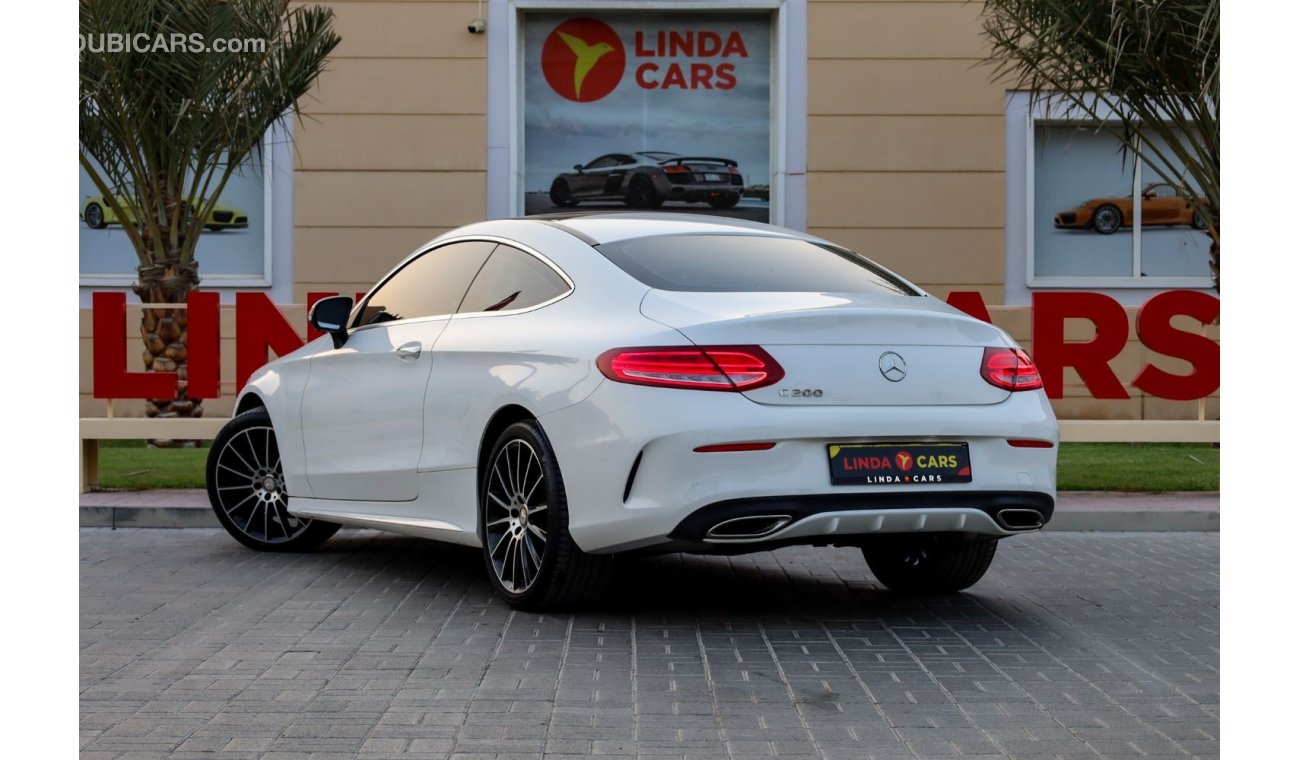 Mercedes-Benz C 200 Coupe Mercedes-Benz C200 Coupe AMG Pack 2017 GCC under Warranty with Flexible Down-Payment/ Flood Free.