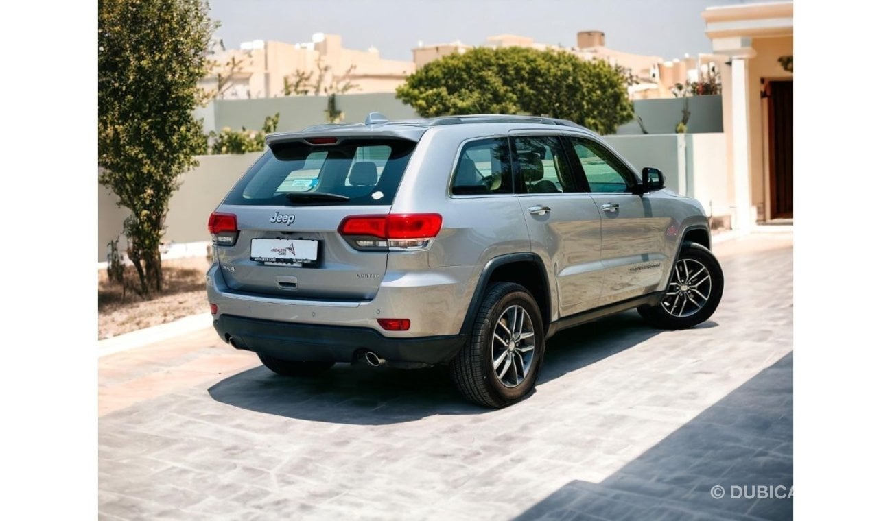 جيب جراند شيروكي AED1,100 PM | JEEP GRAND CHEROKEE 2017 LIMITED 4X4 | FSH | GCC SPECS | FIRST OWNER