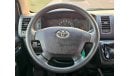 Toyota Hiace PASSENGER/ HIGHROOF/ PATROL MANUAL/ 13 SEATS/ EXPORT ONLY/ LOT# 76549