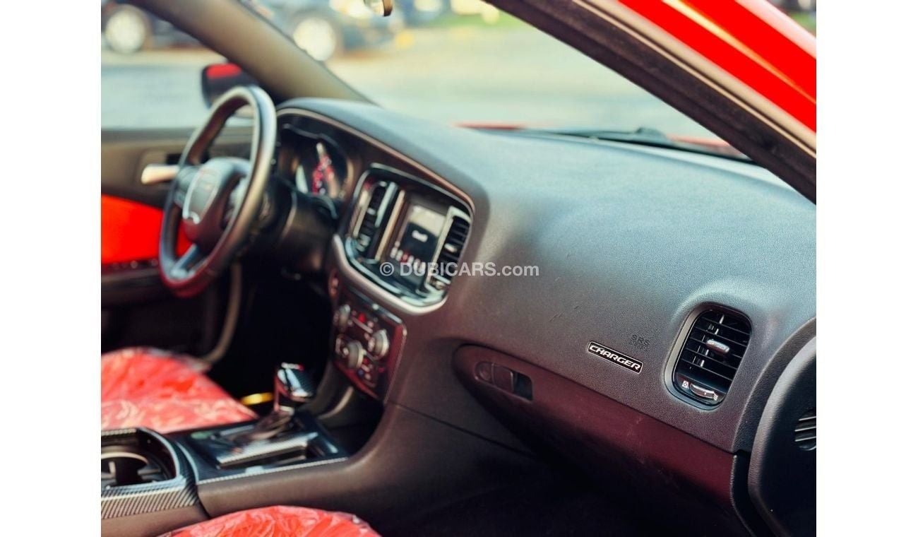 Dodge Charger SXT 3.6L | Monthly AED 1230/- | 0% DP | Custom Leather Seats | Touch Screen | # 19865