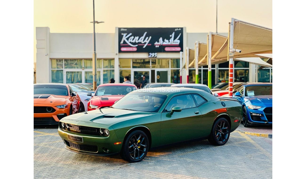 Dodge Challenger SXT 3.6L | Monthly AED 1400/- | 0% DP | Fog Lights | Touch Screen | Cruise Control | # 08618