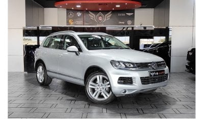 فولكس واجن طوارق AED 2,100 P.M | 2015 VOLKSWAGEN TOUAREG SPORT V6 3.6L | GCC 360 * CAMERAS | FULLY LOADED | PANORAMIC