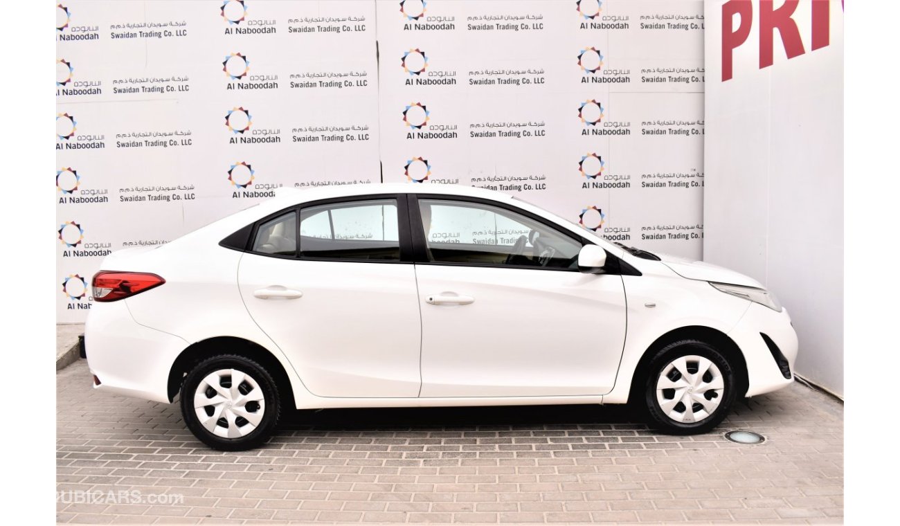 Toyota Yaris AED 800 PM I 1.5L SE 2019 GCC DEALER WARRANTY