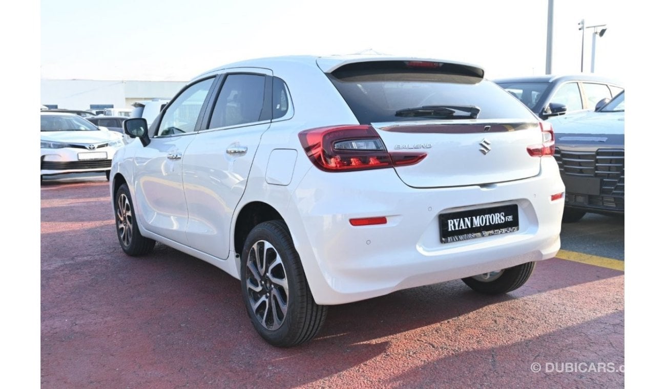 سوزوكي بالينو Suzuki Baleno GLX 1.5L Petrol, Hatchback, FWD, 5Doors, Color White, Model 2025