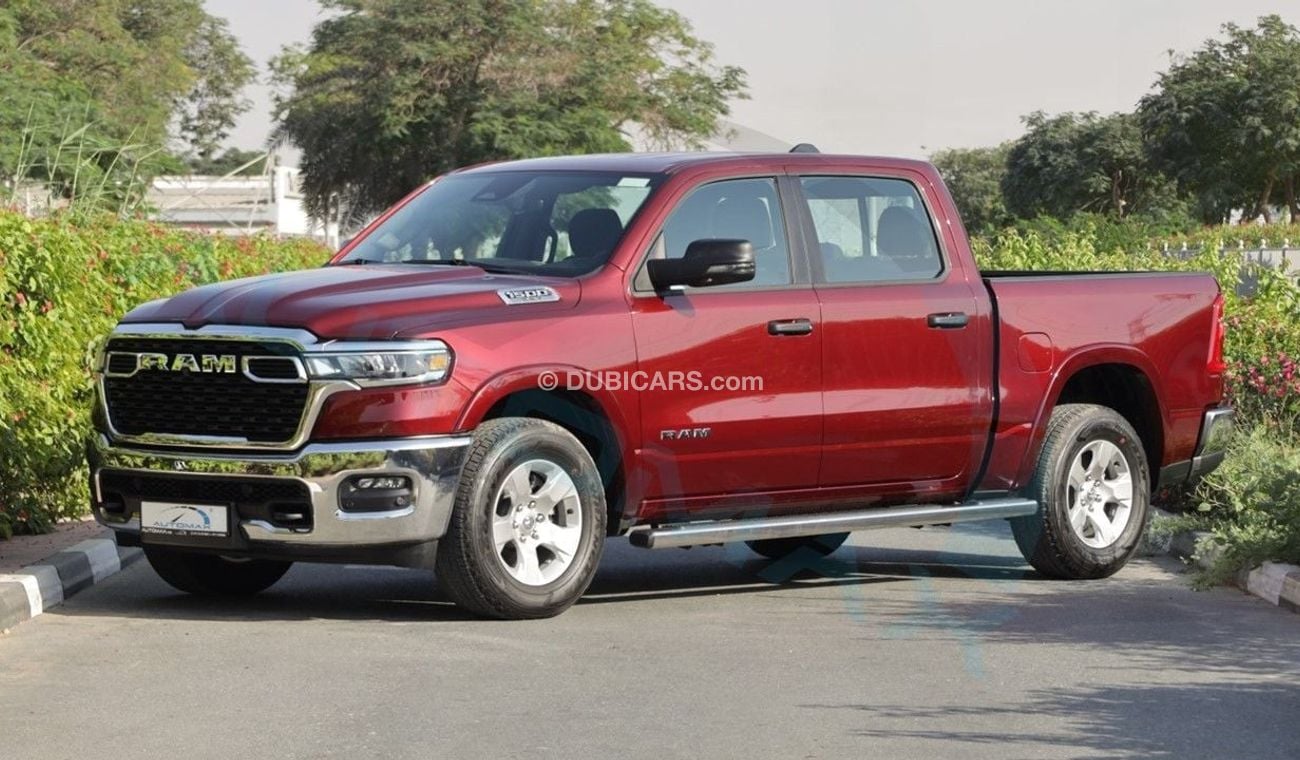 رام 1500 BIG HORN Crew Cab SST 3.0TT Hurricane , 2025 GCC, 0Km, 3 Years or 60K Km Warranty At Al Futtaim T.E