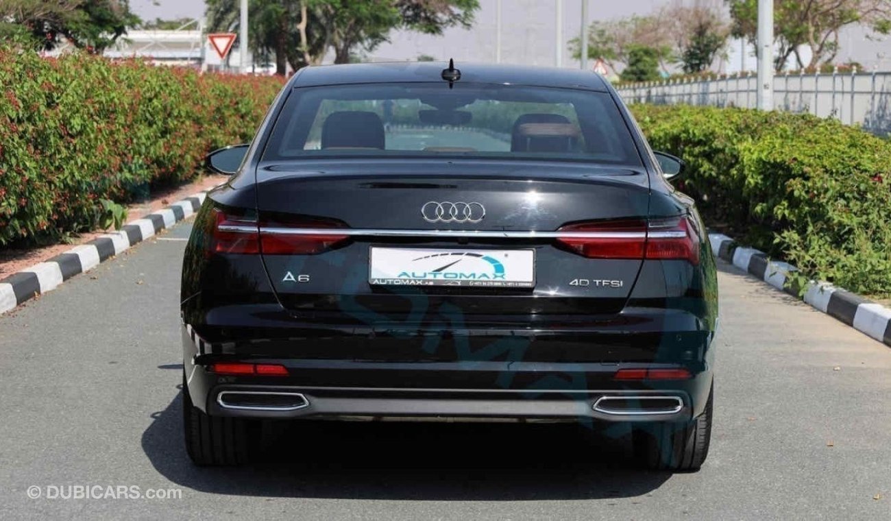 Audi A6 40-TFSI 2.0L I4 FWD , 2023 GCC , With 2 Years Warranty & 4 Years Service @Official Dealer