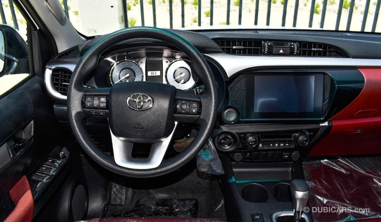 تويوتا هيلوكس 2024 Toyota Hilux Double Cab GLX-S (Full-Option with Key Start) 2.7L 4-Cyl Petrol A/T 4x4 Export Onl