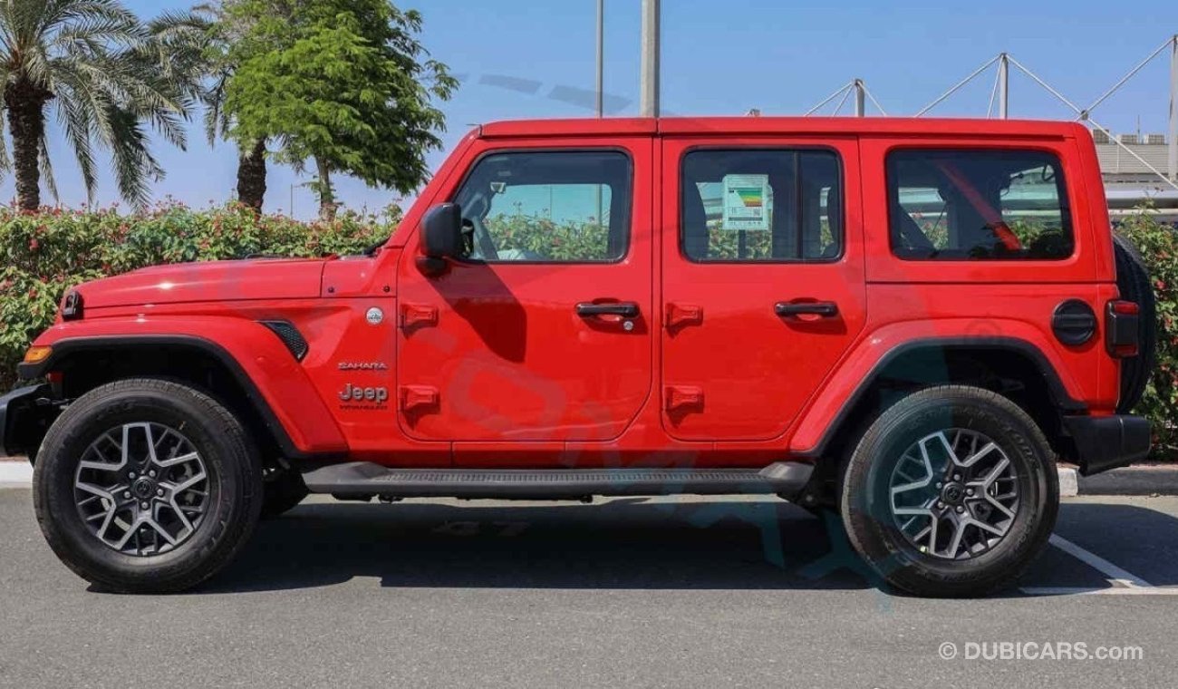 Jeep Wrangler Unlimited Sahara Turbo , 2024 GCC , 0Km , With 5 Years Warranty & 3 Years Service @Official Dealer