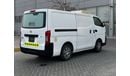 Nissan Urvan Panel Van Std GCC VAN CHILLER