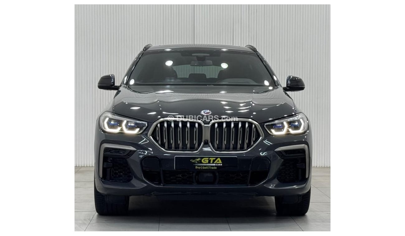 بي أم دبليو X6 2023 BMW X6 M50i, Apr 2028 BMW Warranty + Service Package, Full Service History, GCC