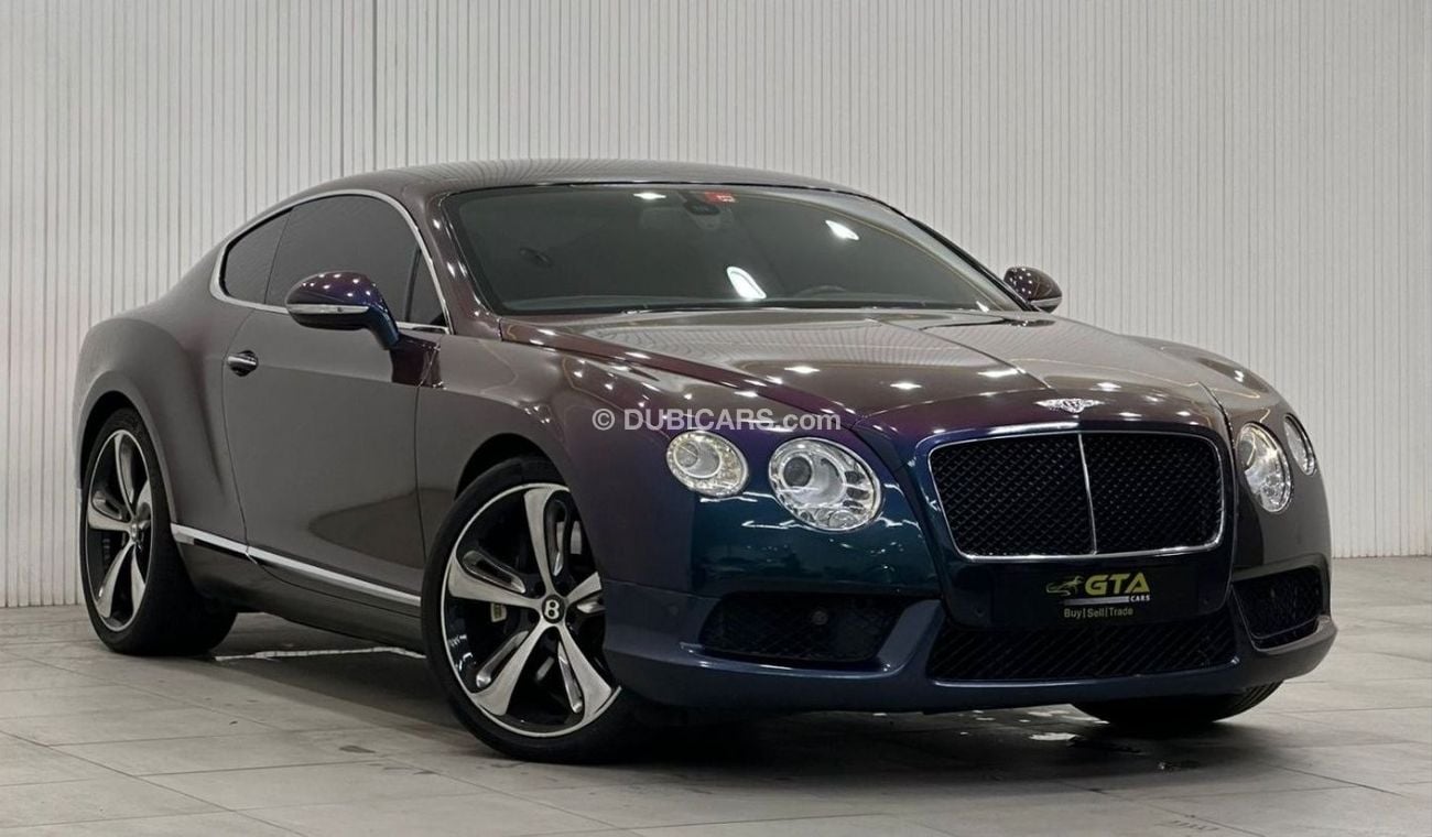 بنتلي كونتيننتال جي تي 2014 Bentley Continental GT V8, Full PPF, Low Kms, Full Options, Excellent Condition, GCC