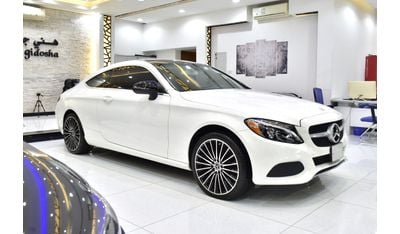 مرسيدس بنز C 300 كوبيه EXCELLENT DEAL for our Mercedes Benz C300 4Matic ( 2017 Model ) in White Color American Specs