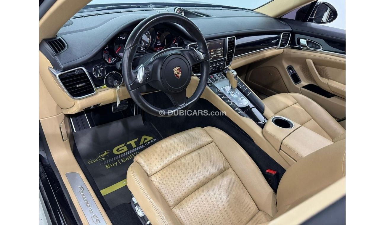 بورش باناميرا 4S 3.0L 2015 Porsche Panamera 4S, Service History, Excellent Condition, GCC