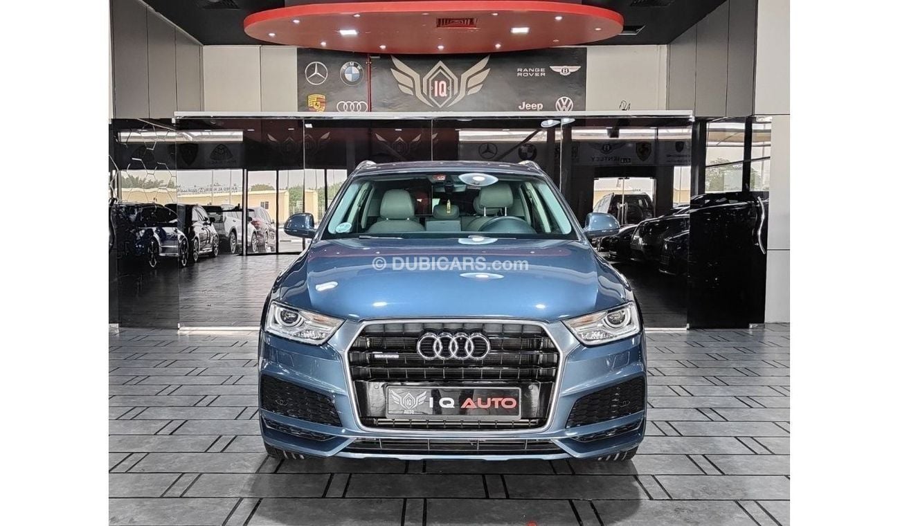 Audi Q3 35 TFSI S-Line AED 1,100 P.M | 2017 AUDI Q3 S-LINE | UNDER WARRANTY | 35 TFSI QUATTRO 2.0 L | GCC