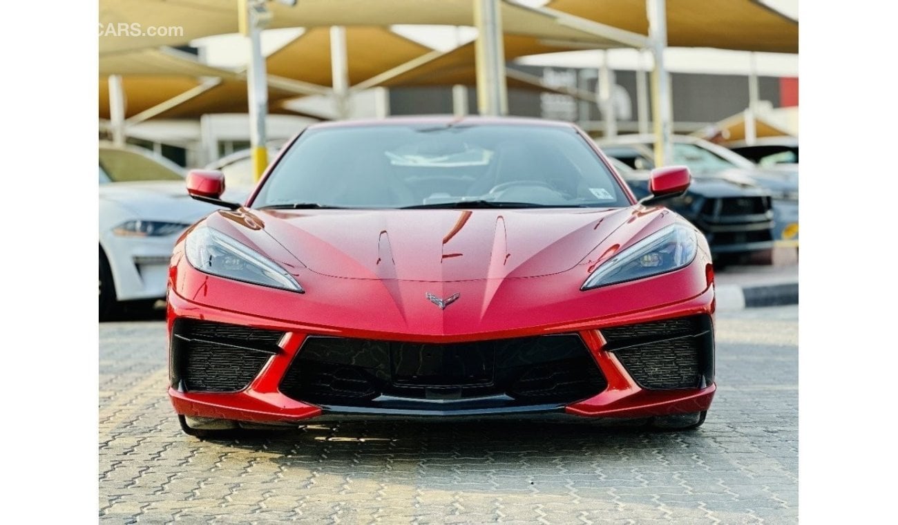 Chevrolet Corvette C8 | Monthly AED 4460/- | 0% DP | Big Screen | Paddle Shifters | Leather Seats | # 02419