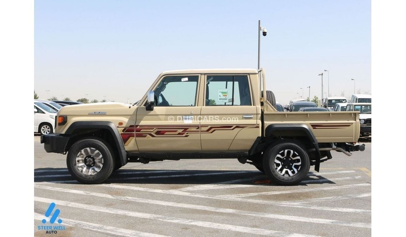 تويوتا لاند كروزر بيك آب 2024 79 Series 4.0L LX V6 Double Cab 4WD 4 Doors Petrol AT - Book Now!