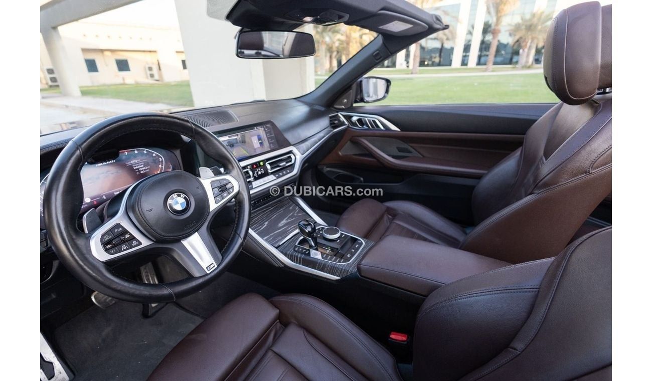 بي أم دبليو M440i xDrive 3.0L BMW M440i xDrive Convertible 2021 GCC under Agency Warranty and Service Contract with Fl