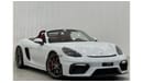 Porsche 718 Spyder 2020 Porsche 718 Spyder Manual, Feb 2026 Porsche Warranty, Full Porsche Service History, GCC