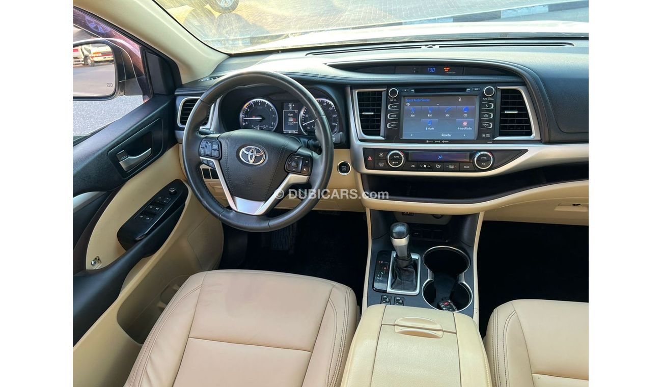 تويوتا هايلاندر 2016 TOYOTA HIGHLANDER XLE - 3.5 L - V6 - 6 CYL - 7 SEATER - ELECTRIC AND LEATHER SEATS -  SUNROOF -