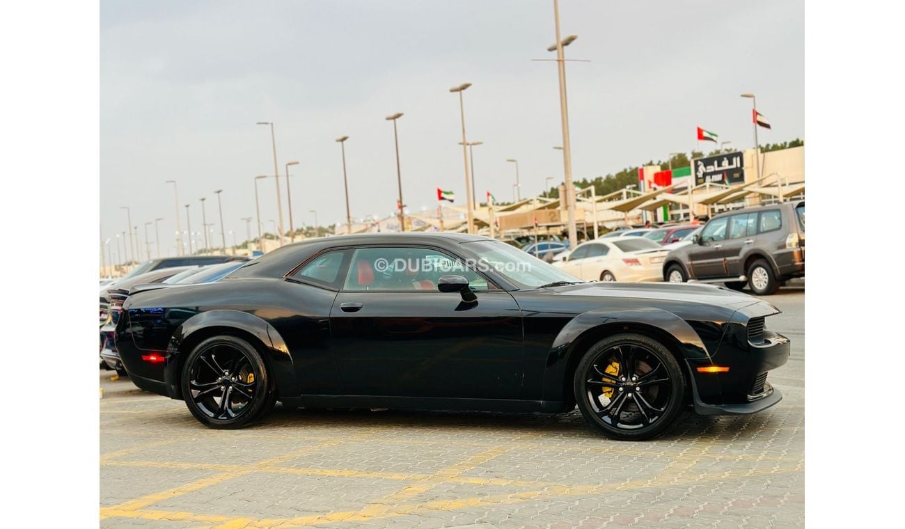 Dodge Challenger RT | Monthly AED 1470/- | 0% DP | Widebody Kit | Custom Leather Seats | Touch Screen | # 59922