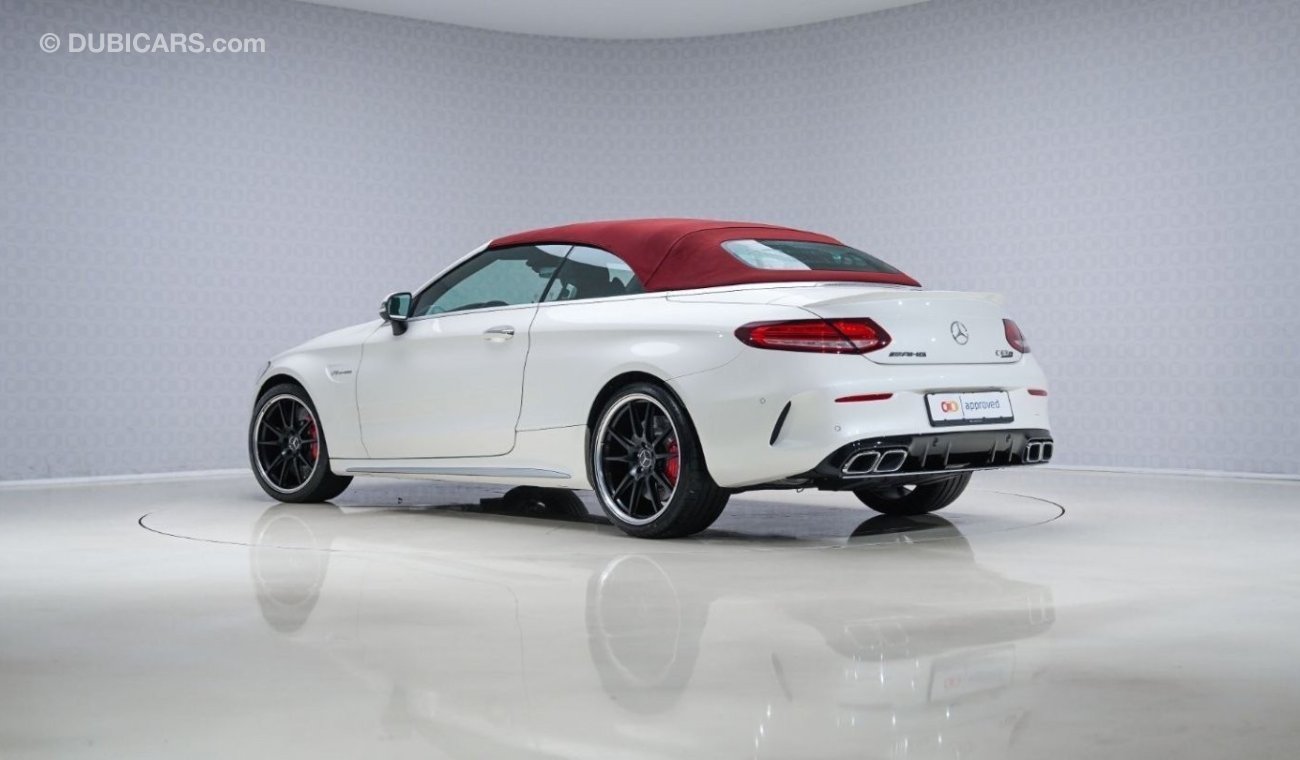 مرسيدس بنز C 63 AMG S Cabriolet - 2 Years Warranty - Approved Prepared Vehicle