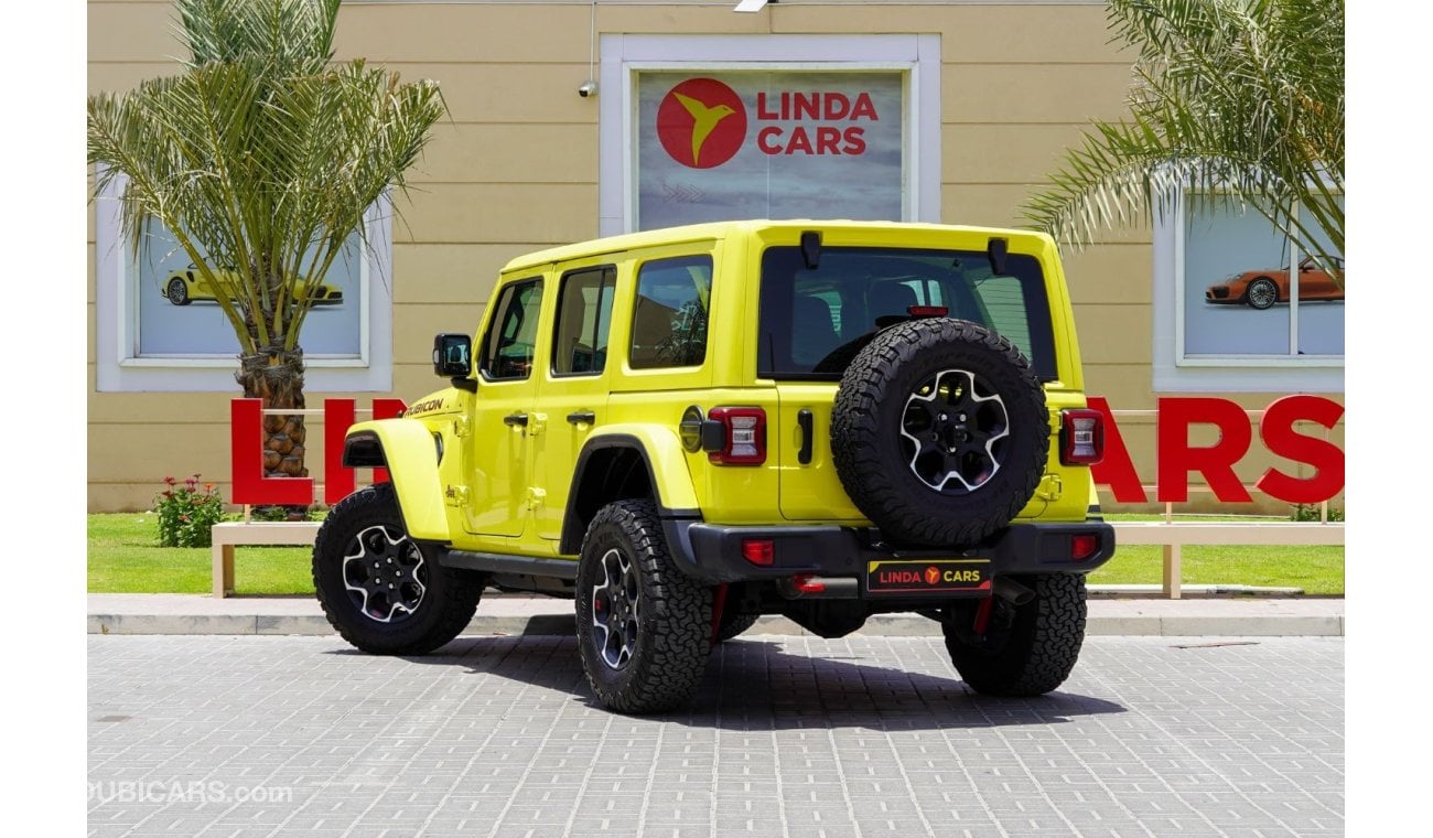 Jeep Wrangler Jeep Wrangler Unlimited Rubicon 2023 GCC under Agency Warranty and Service Contract with Flexible Do