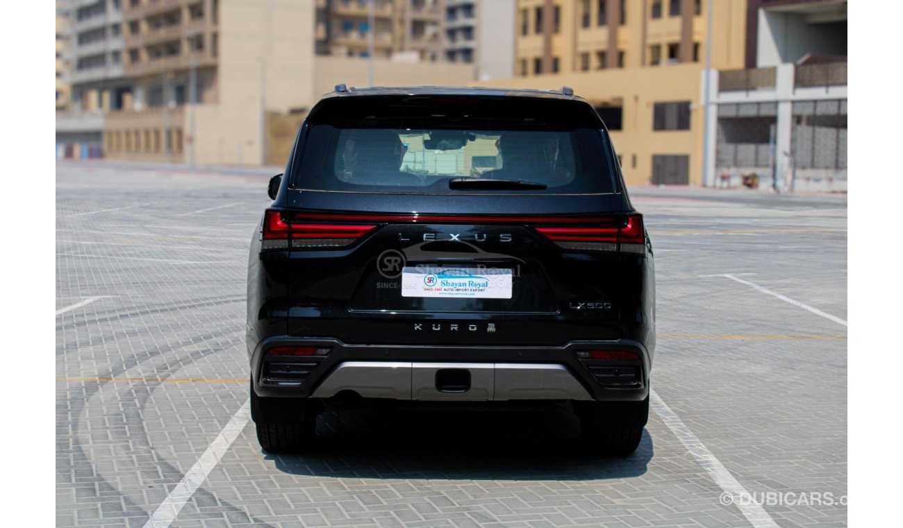 لكزس LX 600 LHD 3.5L PETROL V6 TT VIP 4S BLACK EDITION 25-ML AT 2024MY