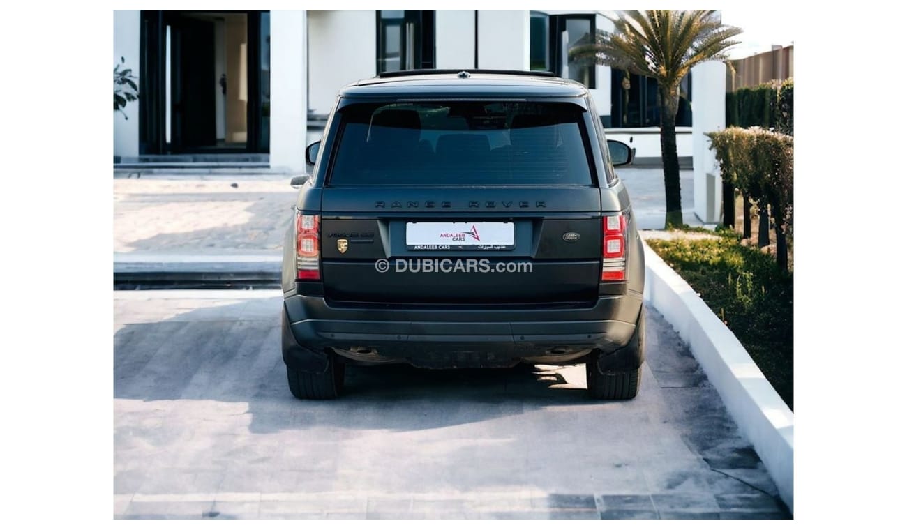 Land Rover Range Rover RANGE ROVER VOUGE SE 5.0 V8 | GCC | BLACK MATE PPF | WELL MAINTAINED