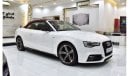 Audi A5 EXCELLENT DEAL for our Audi A5 35TFSi S-Line Convertible ( 2016 Model ) in White Color GCC Specs