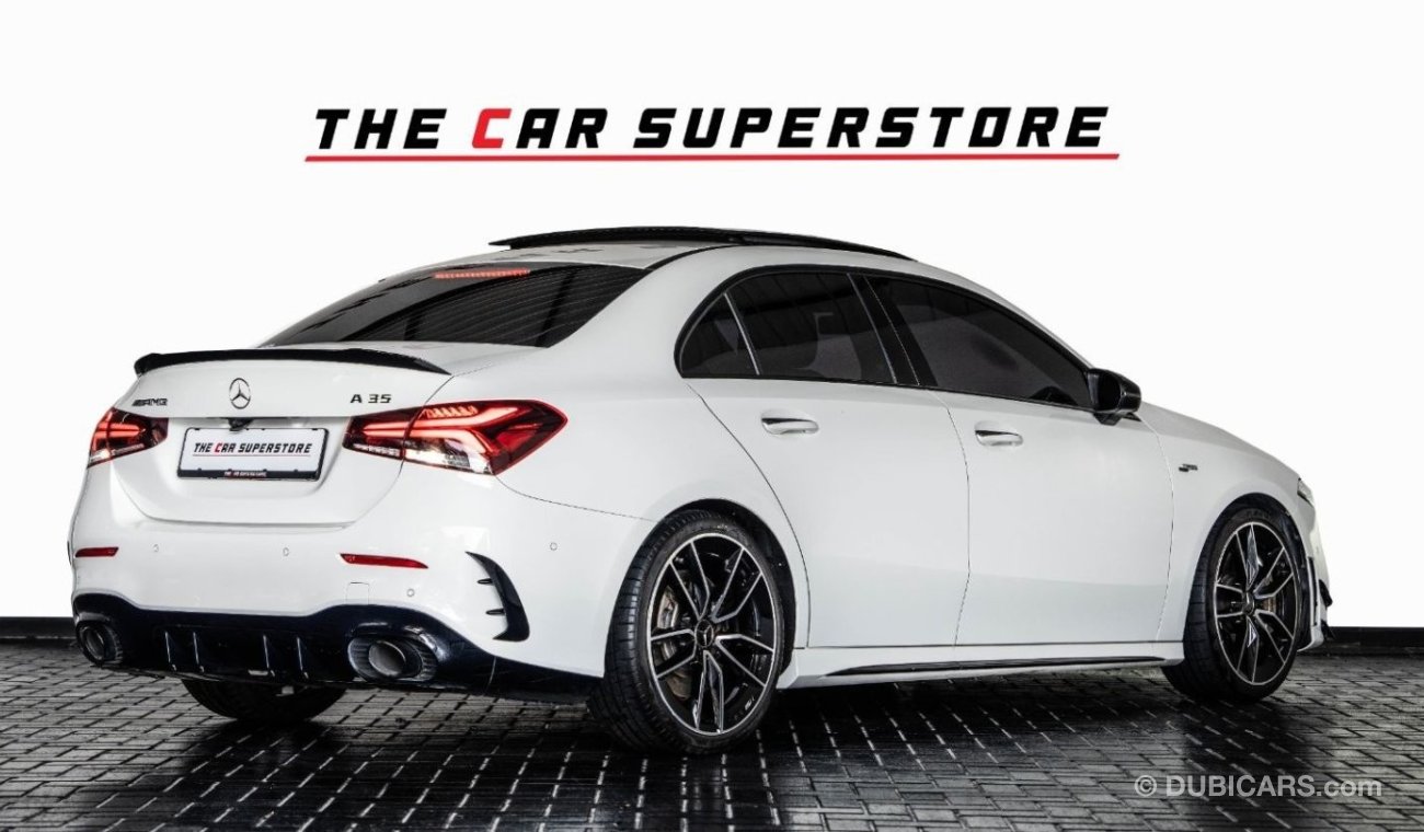 مرسيدس بنز A 35 AMG 2021-MERCEDES BENZ A 35 AMG-GCC-FSH WITH GARGASH-SERVICE CONTRACT AND WARRANTY TILL 2025