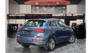 Audi Q3 35 TFSI S-Line AED 1,200 P.M | 2017 AUDI Q3 S-LINE | UNDER WARRANTY | 35 TFSI QUATTRO 2.0 L | GCC