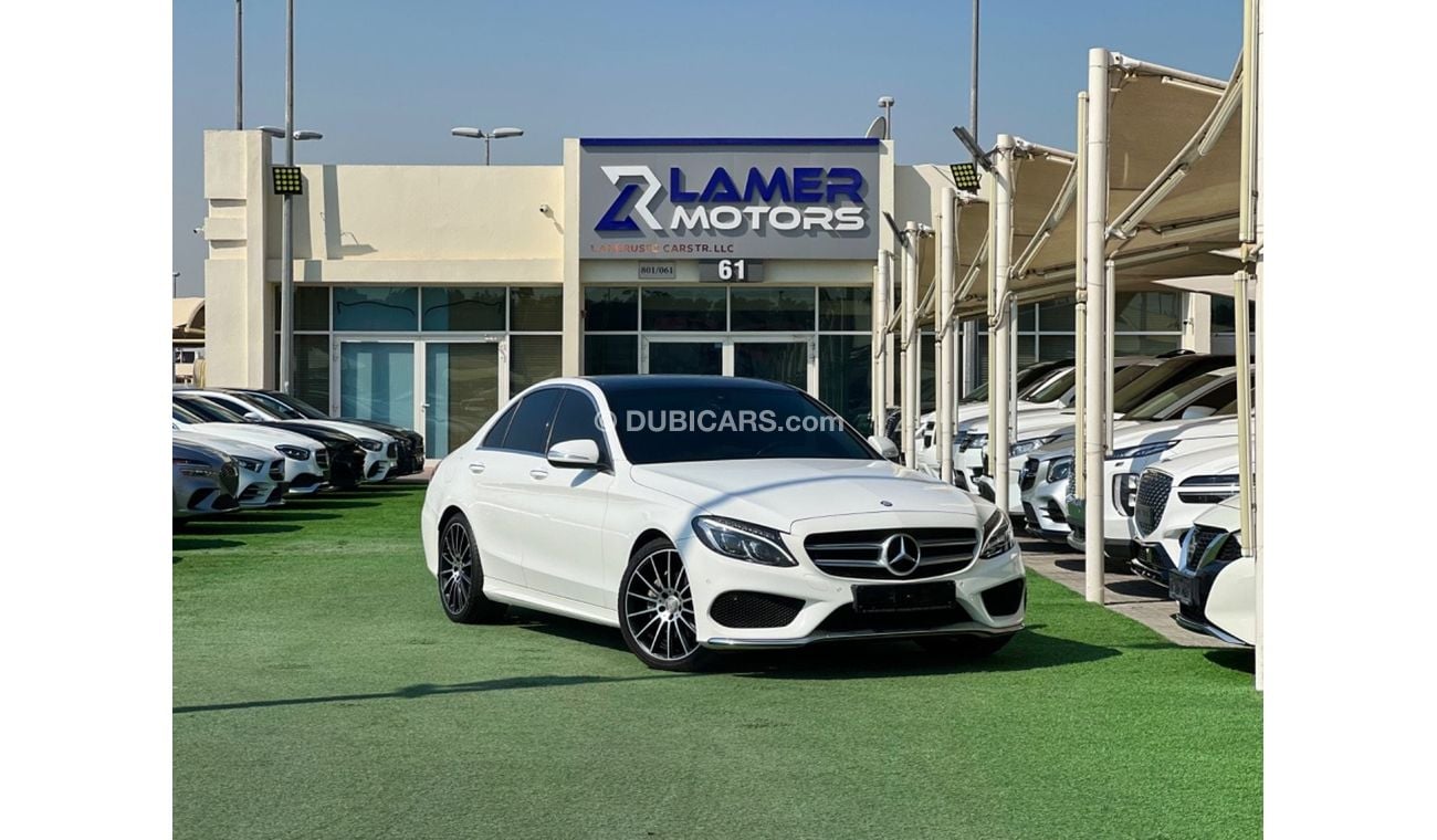 مرسيدس بنز C200 1500 Monthly payments / C200 2015 / GCC / FUll option / No any accidents