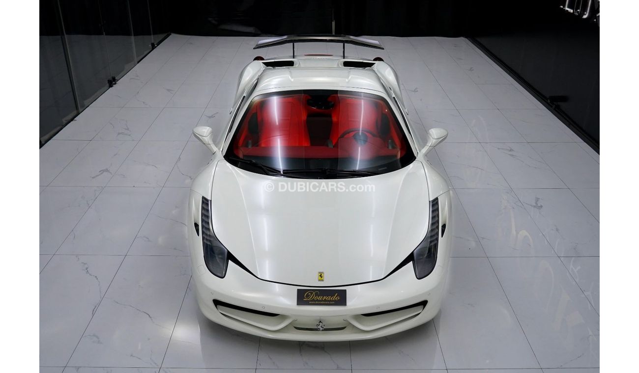 Ferrari 458 Spider | Italia | Type F142 | Used | 2014 | White Bianco Avus