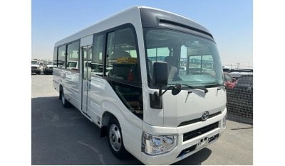 تويوتا كوستر TOYOTA COASTER 4.0L HIGHROOF FULL OPTION 22 SEATER WITH FRIDGE | MY 2024