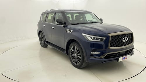 إنفينيتي QX80 LUXE SENSORY PROACTIVE BLACK EDITION 5.6 | بدون دفعة مقدمة | اختبار قيادة مجاني للمنزل