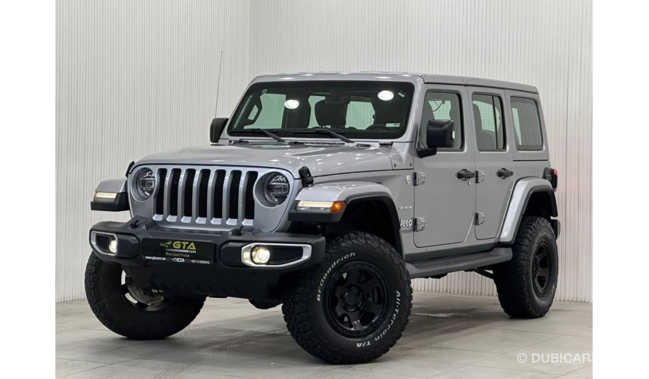 جيب رانجلر 2018 Jeep Wrangler Unlimited Sahara, Full Jeep Service History, Warranty, GCC