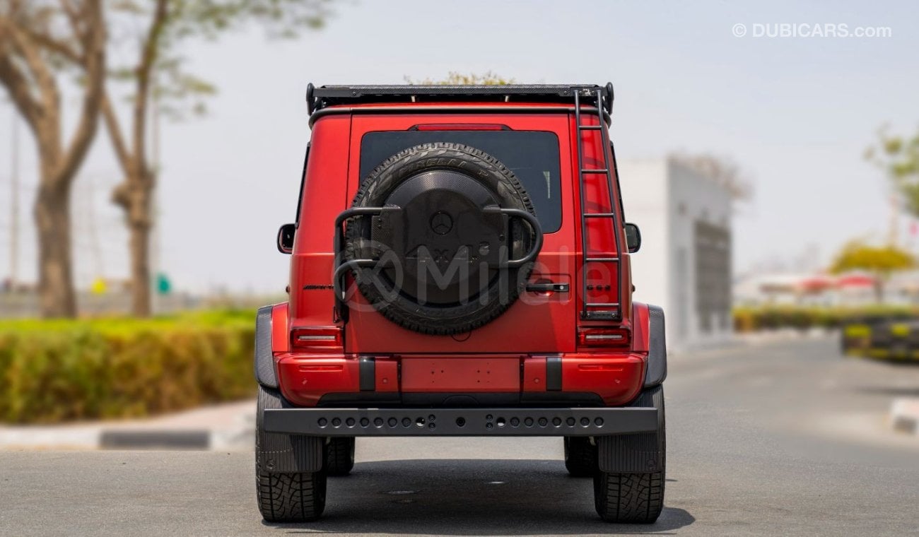 مرسيدس بنز G 63 AMG 4X4² MAGNO RED MARVEL WITH AMG NIGHT PACKAGE II, BURMESTER SURROUND SYSTEM