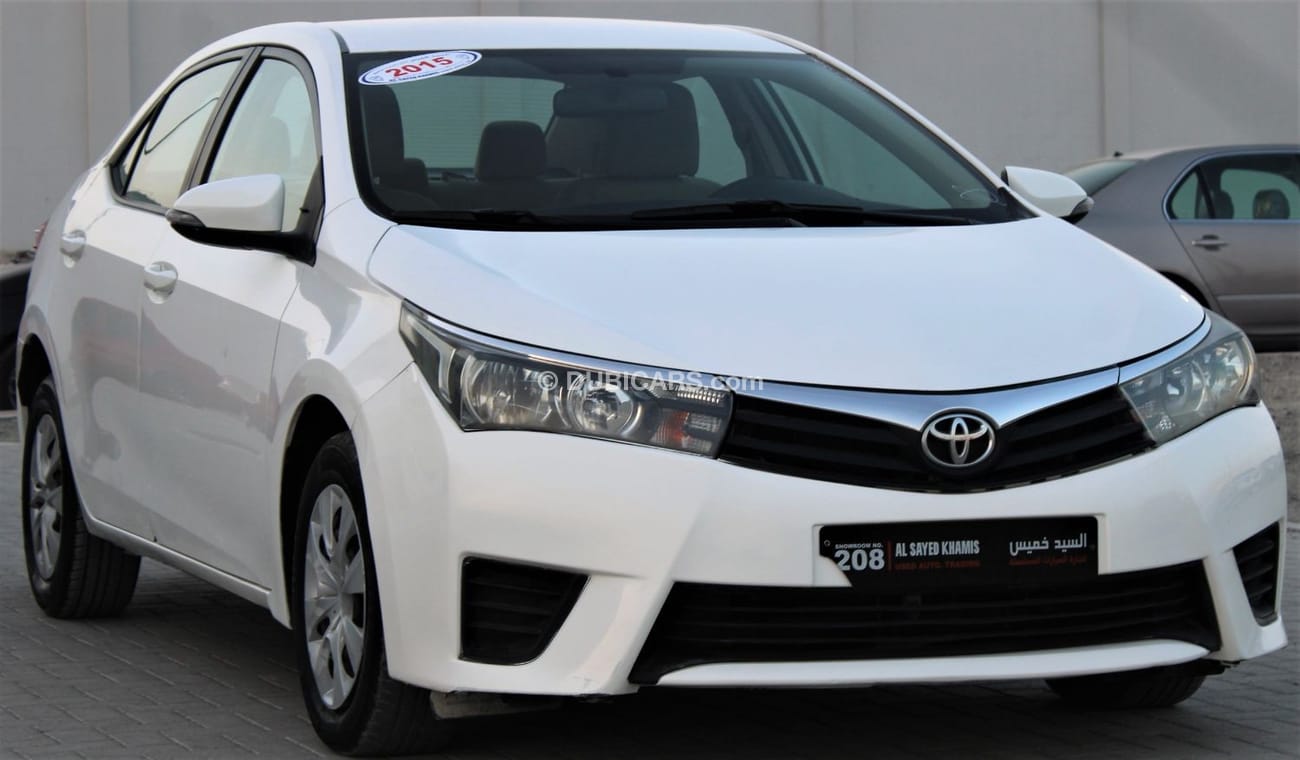 Used SE Toyota Corolla 2015 in excellent condition, without accidents ...