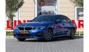 BMW 330i M Sport 2.0L (255 HP) BMW 330i M-Sport 2020 GCC under Agency Warranty and Service Contract with Flex