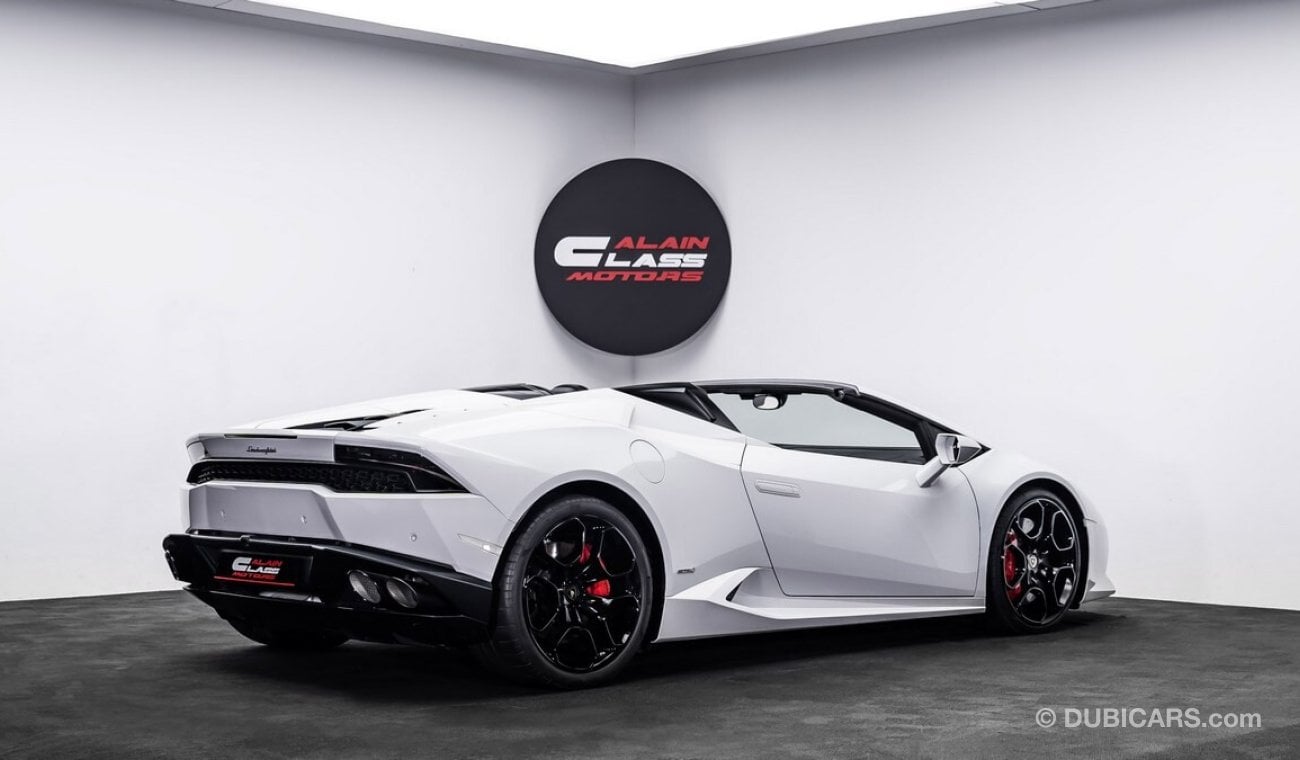 Lamborghini Huracan LP 610-4 Spyder 2017 - Japanese Specs