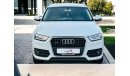 Audi Q3 AED 930 PM | AUDI Q3 2L 35 TFSI | I4 | GCC | ECONOMICAL | MINT CONDITION