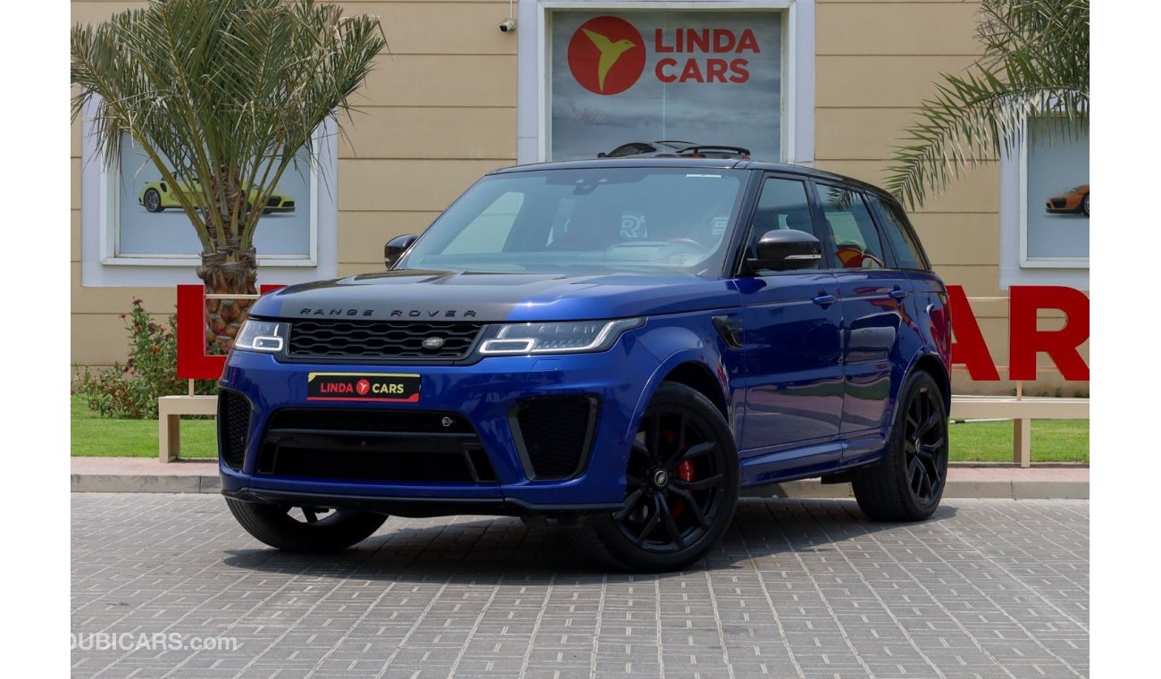 لاند روفر رينج روفر سبورت (آخر) Range Rover Sport SVR 2019 GCC under Agency Warranty and Service Contact with Flexible Down-Payment/