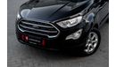 فورد ايكو سبورت Trend | 744 P.M  | 0% Downpayment | ECOSPORT TREND 2020!