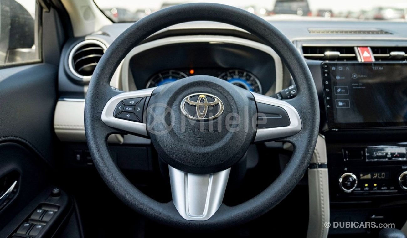 Toyota Rush 1.5L PETROL - SILVER: WITH REAR CAMERA, PUSH START