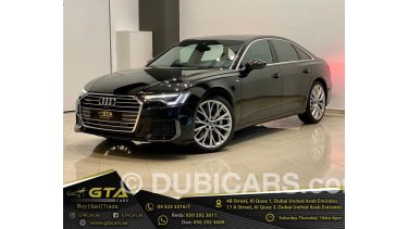 audi a6 2019 audi a6 s line 55tfsi december 2023 audi warranty service full audi service history gcc for sale aed 199 000 black 2019